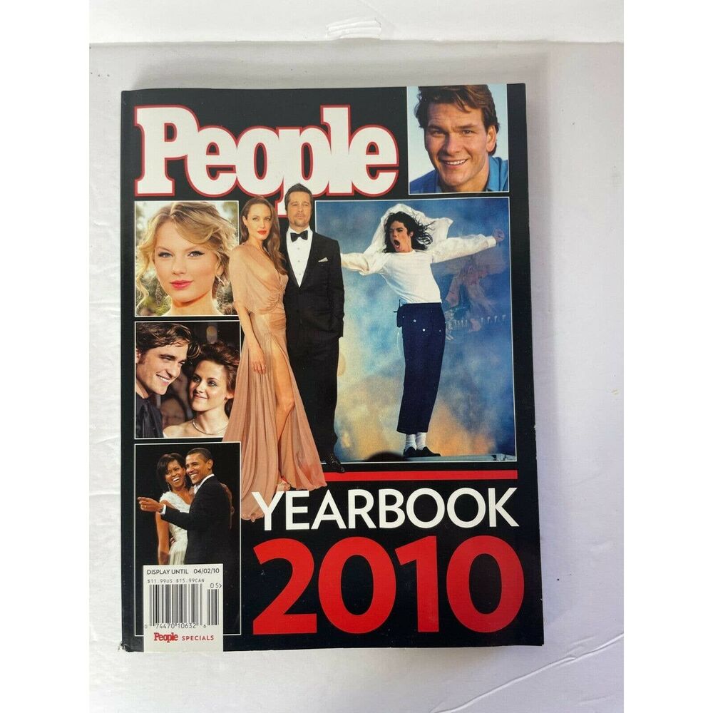 People Magazine Yearbook 2010 Celebrity Collectible Michael Jackson Taylor Swift